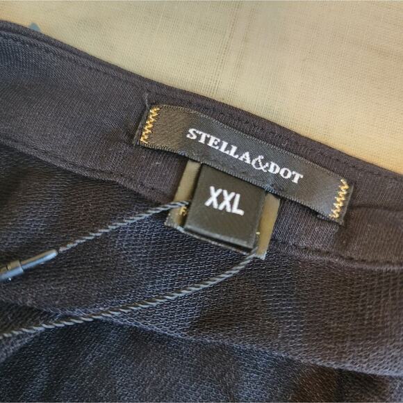 STELLA & DOT NEW BUCKLE UP COLD SHOULDER BLOUSE SIZE XXL - Picture 11 of 12